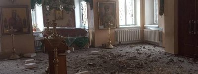 В Вербное воскресенье рашисты обстреляли храм в Северодонецке – уже в четвертый раз