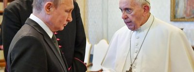 Pope Francis receive Vladimir Putin. July, 2019