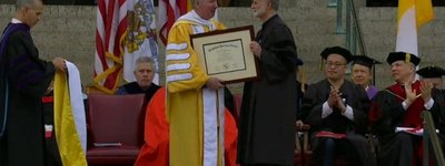 CUA conferred Honorary degree Doctor in Human Rights to Archbishop Borys Gudziak