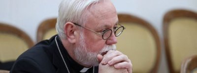 Архиєпископ Пол Річард Ґаллаґер відвідає костел св. Миколая у Києві