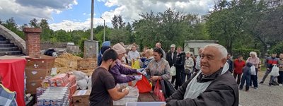 Спільнота святого Егідія передала харків’янам кілька тонн продуктів харчування