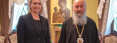 Metropolitan Onufriy meets with the US Ambassador to Ukraine