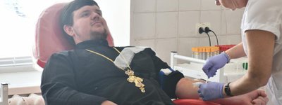 Священики Житомирської єпархії УПЦ МП стали донорами для потреб ЗСУ