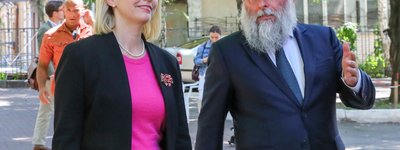 Посол США Бріджит Брінк зустрілась із головним рабином Києва
