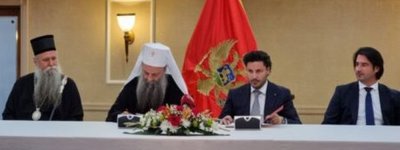 Підписано угоду між Чорногорією та Сербською Православною Церквою