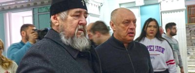 Архієпископ УПЦ МП Филип та міський голова Полтави Олександр Мамай