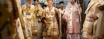 The heads of the three Churches led the Liturgy on the Greek island of Thassos