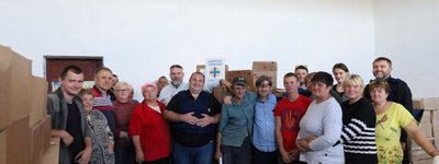 "Caritas" delivers food and water to the de-occupied settlements of Kherson province
