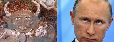 Путин, угрожающий миру ядерным оружием, обвинил Украину и Запад в «сатанизме»