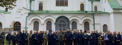 В Софии Киевской военные капелланы и представители духовенства получили грамоты от ВРУ