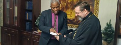 Патріарх УГКЦ зустрівся з англіканським архиєпископом Кейптауна Табо Макгобу