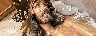 Фанатик осквернив статую Христа на Via Dolorosa в Єрусалимі