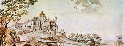 Вигляд на Почаївську лавру, малюнок 1794 р.