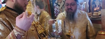 Єпископ УПЦ МП, якого "застукали" із хористом під час обшуку, очолив святкове Богослужіння в Чернівцях