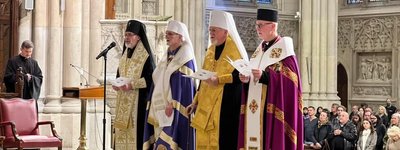 Ecumenical prayer for peace in Ukraine held at St. Patrick's Cathedral in New York