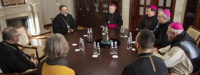 Глава УГКЦ прийняв у Києві делегацію бельгійських єпископів: «Дякую за вашу мужність»