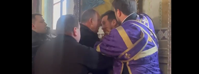 Priests of the UOC-MP beat up a Ukrainian soldier in a church in Khmelnitsky