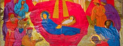 У столичній галереї «Лавра» показують дивовижні розписи для церкви на Київщині