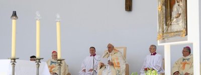 Папа у Будапешті: Пресвята Діво, поглянь на сусідній мученицький український народ і на російський народ, посвячені Тобі
