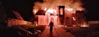 Russian forces shelled the Evangelical Baptist House of Prayer in Orikhiv