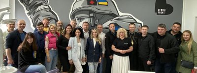 На Львівщині освятили першу клініку благодійного проекту «Dental Front» для військових