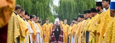 Предстоятель ПЦУ чолив Літургію у Свято-Георгіївському монастирі на Козацьких могилах