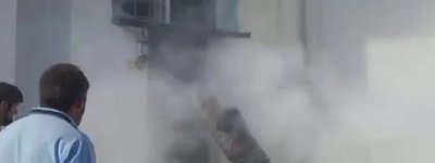 В Белой Церкви активист УПЦ МП разбрызгал огнетушитель в лицо людям