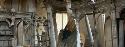 В Одесской епархии УПЦ МП отреагировали на повреждение Преображенского собора