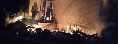 На Чернігівщині згорів храм УПЦ МП. За попередніми даними - церкву підпалили