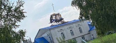 Російський снаряд влучив у храм УПЦ МП на Сумщині