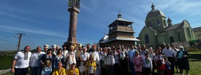 На Львівщині встановили перший в Україні пам‘ятний знак Томосу