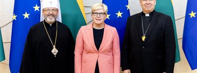 Глава УГКЦ зустрівся з прем’єркою Литви Інґрідою Шимоніте