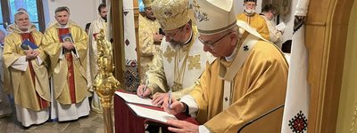 Блаженніший Святослав відслужив Літургію у храмі, який польські римо-католики передали УГКЦ