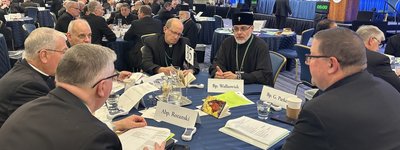 Archbishop Daniel Joins the Delegation of the Assembly of Canonical Orthodox Bishops of the USA at the General Session of the US Conference of Catholic Bishops