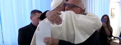 Папа зустрівся з родичами палестинців та ізраїльтян-заручників ХАМАСу