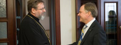 Глава УГКЦ зустрівся з послом Великобританії в Україні