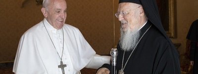 Папа - Патріарху Варфоломію: Молімося за припинення війни