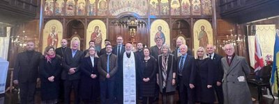 As war grinds on, British MPs visit Ukrainian Catholic cathedral to show support