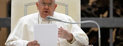 Папа Франциск: Не забуваймо молитися за дар миру, особливо для України