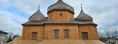 На Львівщині відреставрували унікальну трьохсотлітню церкву Собору Пресвятої Богородиці