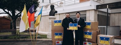 Разом з Україною: Посол Тайваню при Святому Престолі передав чергову гуманітарну допомогу