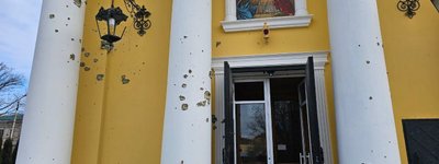 У центрі Херсона від російського обстрілу постраждав Свято-Успенський собор