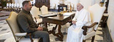 Єрмак відвідав Ватикан та зустрівся з Папою Франциском