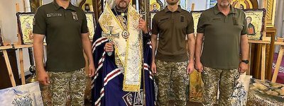 В Одесі духовенство УГКЦ передало воїнам портативну систему РЕБ