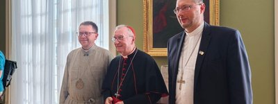 Кардинал Паролін у Львові та Одесі молився за справедливий мир і провів низку зустрічей
