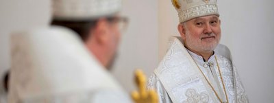 Патріарх УГКЦ привітав владику Йосифа Міляна з 40-річчям священничих свячень