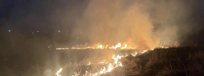 Пожежники ліквідували займання на старому єврейському кладовищі в Бердичеві