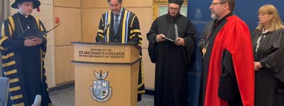 Head of UGCC receives an honorary doctoral degree from St. Michael's College in Toronto