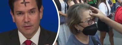 Марко Рубіо з'явився з хрестом на лобі в ефірі Fox News