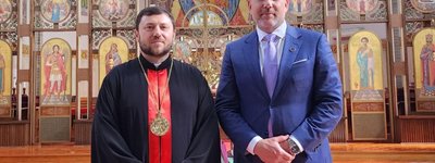 Кардинал Микола Бичок у Мельбурні зустрівся з головою Світового Конґресу Українців